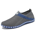 Walking Shoes Summer breathable mesh shoes for men, lazy shoes, soft sole casual slip-on shoes top quality